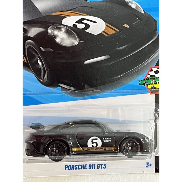 Poshmark: Porsche 911 GT3 Hot Wheels Black Race Day 2024 1:64 - Picture 6 of 9